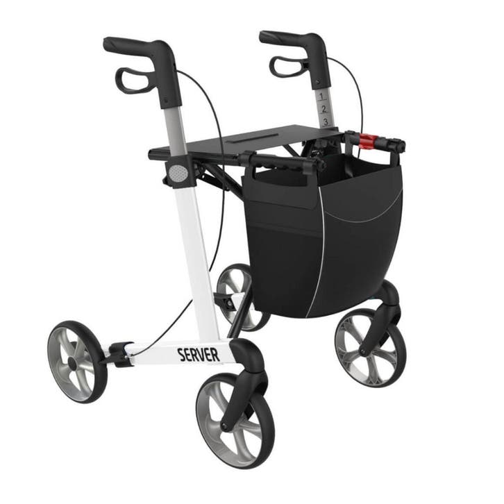 Rehasense Server Rollator – Inclusief Zachte Banden & Rugban, Diversen, Rollators, Nieuw, Ophalen of Verzenden