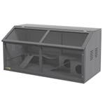 TRUUSK Houten Hamsterkooi 100cm - Knaagdierhuis met Hangbrug, Verzenden, Nieuw