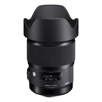 Sigma 20mm F1.4 DG HSM Art Sony E-mount - Nieuw!, Audio, Tv en Foto, Fotografie | Lenzen en Objectieven, Ophalen of Verzenden