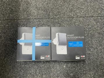 Veiling - 2x POPP Smart Outdoor Plug – Slimme Buitenstekke, Nieuw