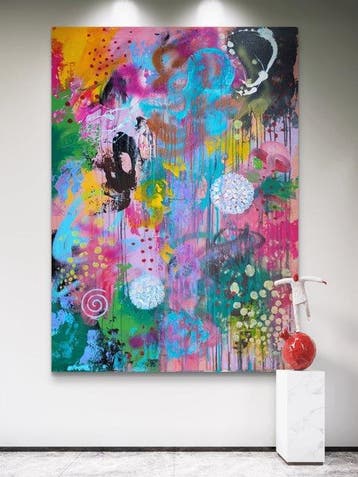 Laura Capellini - IL GIARDINO DI HANAKO #27 (XL) Acrylic