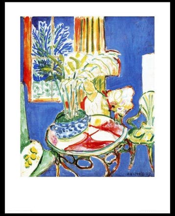 Henri Matisse (1869-1954) - Petit Intérieur Bleu, 1947.