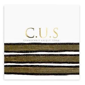 1 x C.U.S® Sieraden lint Shimmery black ca. 55x1.2cm, Ophalen of Verzenden, Nieuw, Draad