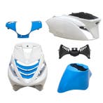 Duo-tone Kappenset met SP-neus - Piaggio Zip - Polini Blauw, Ophalen of Verzenden, Nieuw