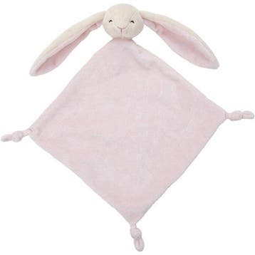 Nature Planet pluche knuffeldoekje konijn - roze - 40 x 40, Verzenden, Nieuw