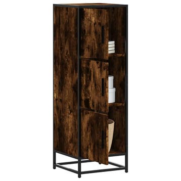 vidaXL buffetkast 35,5x35x106,5 cm bewerkt hout en metaal, Huis en Inrichting, Kasten | Buffetkasten, Verzenden, Nieuw, Overige houtsoorten