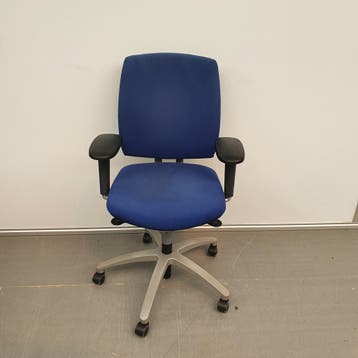 Drabert Entrada bureaustoel - blauwe stof, Ophalen of Verzenden, Nieuw