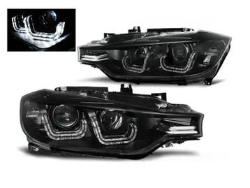 Xenon koplampen U-LED Light Black geschikt voor BMW F30 F31, Auto-onderdelen, Verzenden, Nieuw, BMW
