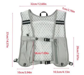 Hardloopvest met Telefoonhouder en Waterfles Reflectie, Verzenden, Nieuw