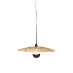 Landelijke hanglamp zwart met touw 45 cm - Leia, Verzenden, Nieuw, Landelijk