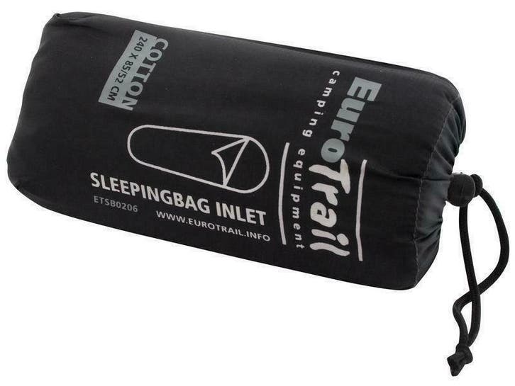 Eurotrail Slaapzak Lakenzak Katoen Mummy Model 1 persoons, Caravans en Kamperen, Kampeeraccessoires, Nieuw