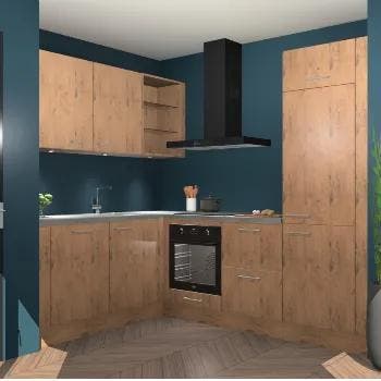 Astoria Eiken keuken Abidjan 132089, Verzenden, Nieuw