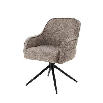 DS4U - Loisa armstoel met terugdraaifunctie - Set van 4 -, Ophalen of Verzenden, Nieuw