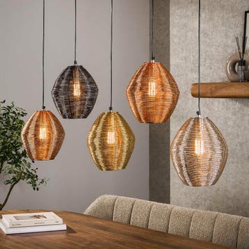 *WOONWINKEL* Kleurrijke Hanglamp Metaaldraad, Verzenden, Nieuw