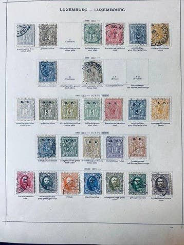 Wereld - Collectie / Uitzoeker Wereld ,daarbij Luxemburg,, Gestempeld