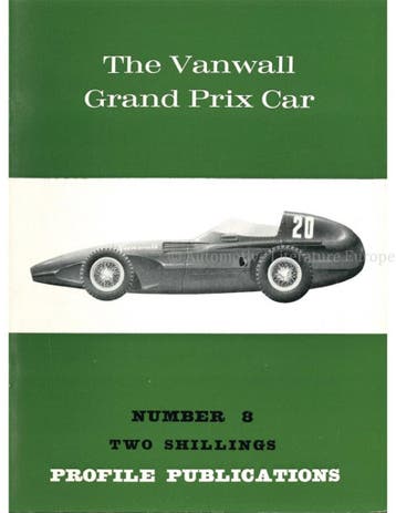THE VANWALL GRAND PRIX CAR (PROFILE PUBLICATIONS 08), Nieuw, Author