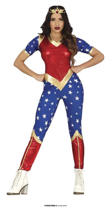 Captain America kostuum dames 2.0, Verzenden, Nieuw, Feestartikel