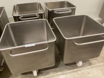 Online veiling: RVS normwagen (4 stuks), Doe-het-zelf en Verbouw, Nieuw