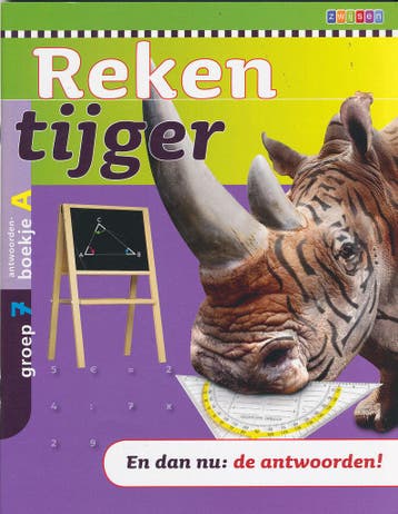 Rekentijger antwoorden 7A, Verzenden, Nieuw