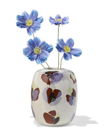HEMA Vaas 14x18cm keramiek klaproos, Huis en Inrichting, Woonaccessoires | Vazen, Verzenden, Nieuw