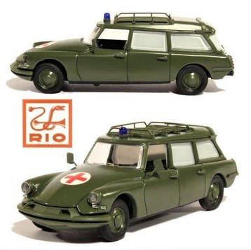 Rio 1:43 - Model stationwagon - Citroën DS Break Military, Nieuw