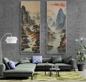 I_KONIQ - Vertical panoramic Zen #1, Antiek en Kunst