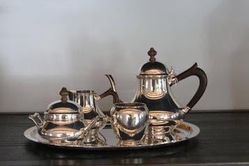 van Kempen & Begeer - Koffieservies (5) - Zilver