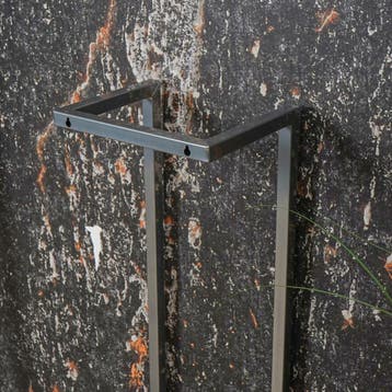 Handdoekenrek AQS Industrieel 95x25x20 cm Chroom, Ophalen of Verzenden, Nieuw