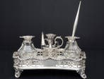 Inktpot (5) - Rare Victorian Henry Wilkinson & Co. Sterling, Antiek en Kunst