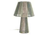 Madam Stoltz Tafellamp Groen Naturel - Ongebruikt -, Zo goed als nieuw, Metaal, Minder dan 50 cm