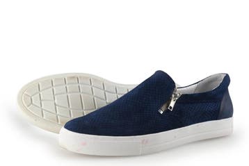 Josef Seibel Instappers in maat 44 Blauw, Overige typen, Zo goed als nieuw, Josef Seibel, Verzenden