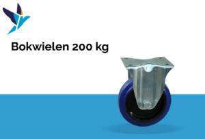 Bokwielen 200 kg - direct leverbaar, Doe-het-zelf en Verbouw, Zwenkwielen, Nieuw, Verzenden