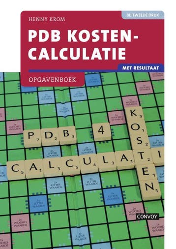 PDB kostencalculatie 9789463170376, Verzenden, Zo goed als nieuw