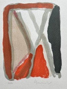 Bram Van Velde (1895-1981) - Composition abstraite (Réf.