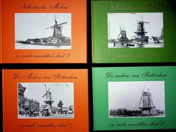 Nederland - Windmolen, Watermolen - Land/stad/provincie enz., Gelopen