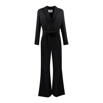 Designers Remix • zwarte wollen jumpsuit • 34, Kleding | Dames, Jumpsuits, Verzenden, Zwart, Nieuw, Maat 34 (XS) of kleiner