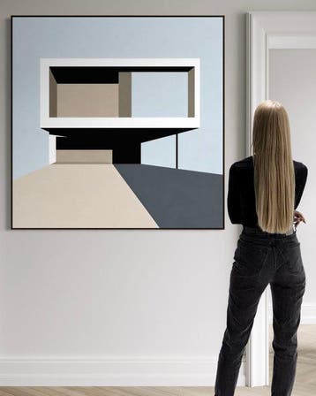 Jonathan Antony - Spatial # 2. 1030 x 1030 mm.