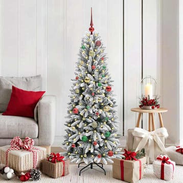 vidaXL Kunstkerstboom Wit 150 cm PVC en Plastic en Staal en, Verzenden, Nieuw
