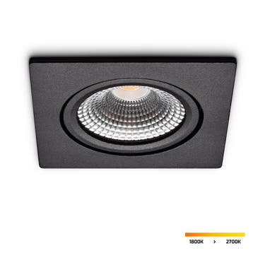 Ledisons LED-inbouwspot Trento zwart 5W dimbaar, Ophalen of Verzenden, Nieuw