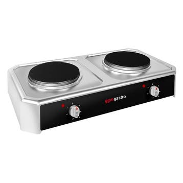 GGM Gastro | Elektrisch fornuis - 790x455x180mm - 4,0 kW - 2, Witgoed en Apparatuur, Fornuizen, Verzenden, Nieuw, Inbouw
