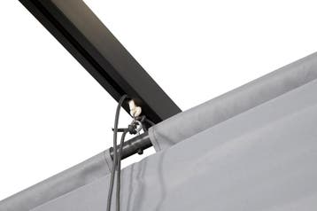 Pergola Eva - Grijs - Aluminium - 295x295cm - The Outsider, Verzenden, Nieuw
