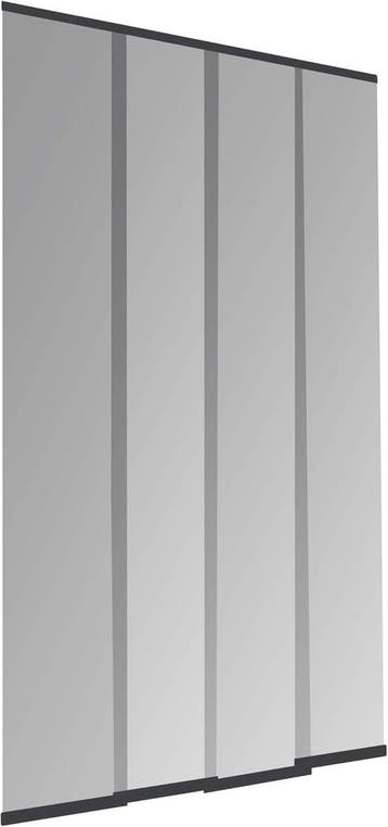 Insectenhor deurgordijn antraciet | Laatste Stuk!, 100 tot 120 cm, Kunststof, 215 cm of meer, Hordeur