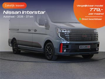 Nissan Interstar | Zakelijk Leasen vanaf 243,- p/mnd, Nieuw, Financial lease, Lease, Nissan
