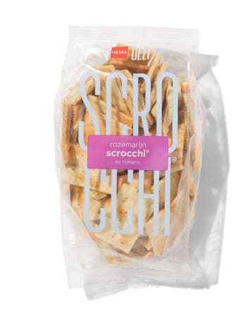 HEMA Scrocchi rozemarijn 150g 2e halve prijs, Verzenden