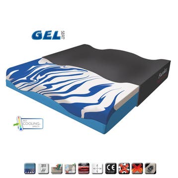 Rolstoelkussen GelSeat | 48 x 42 x 8 cm | Anti-decubitus | M, Diversen, Ophalen of Verzenden, Nieuw