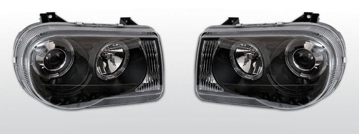Koplampen Angel Eyes | geschikt voor Chrysler 300 C 2005-201, Auto-onderdelen, Verlichting, Nieuw, Chrysler, Verzenden
