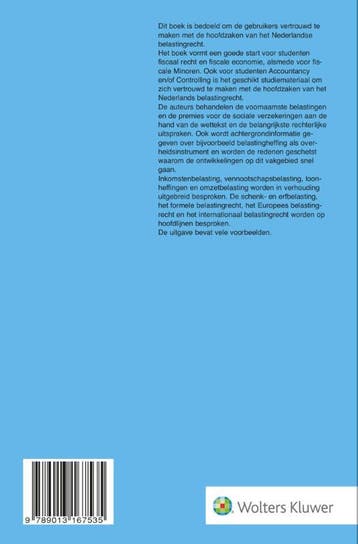 Belastingrecht in Hoofdlijnen / Fed fiscale studieserie / 38, Verzenden, Zo goed als nieuw