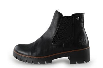 Rieker Chelsea boots in maat 40 Zwart, Verzenden, Zwart, Overige typen, Zo goed als nieuw
