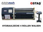 OSTAS hydraulische 4 rollen plaatwalsen plaatwals rollenwals