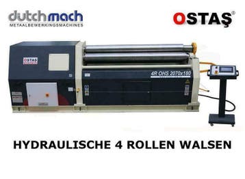 OSTAS hydraulische 4 rollen plaatwalsen plaatwals rollenwals